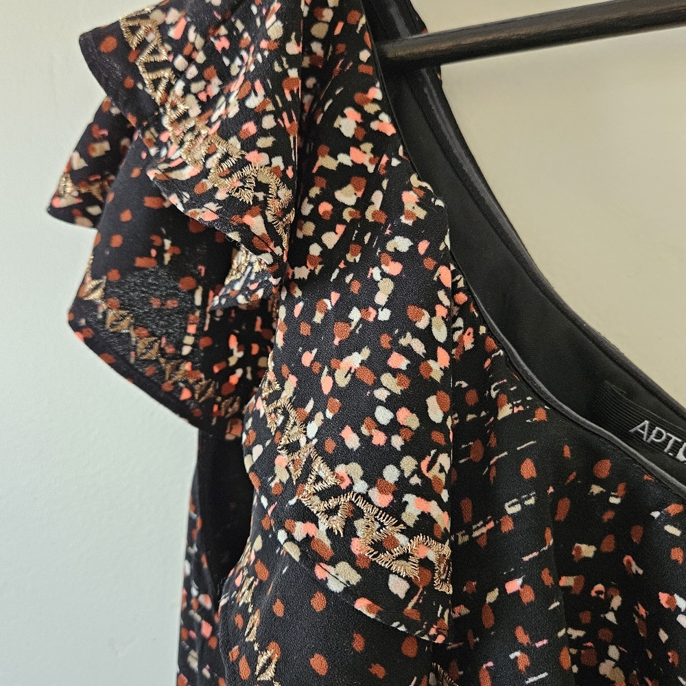 Apt 9 One Shoulder Ruffle Dress - Picture 4 of 6